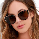 Óculos de sol Vintage Round Luxo