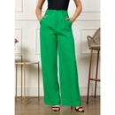 Calça Pantalona Alfaiataria Feminina | Cintura Alta Com Pregas Conforto & Estilo P ao G3