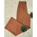 Calça Pantalona Alfaiataria Feminina | Cintura Alta Com Pregas Conforto & Estilo P ao G3